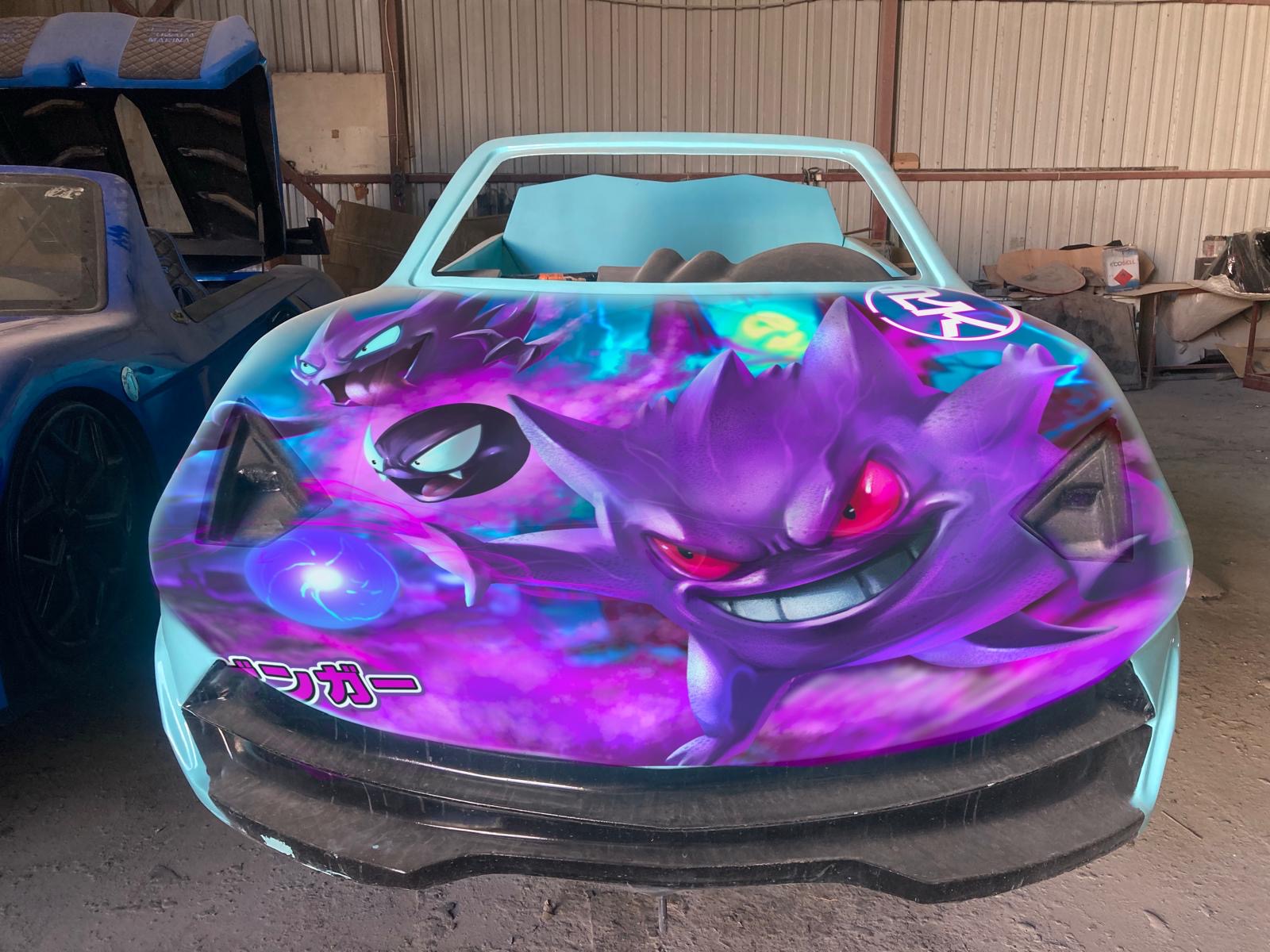 Custom livery jet car