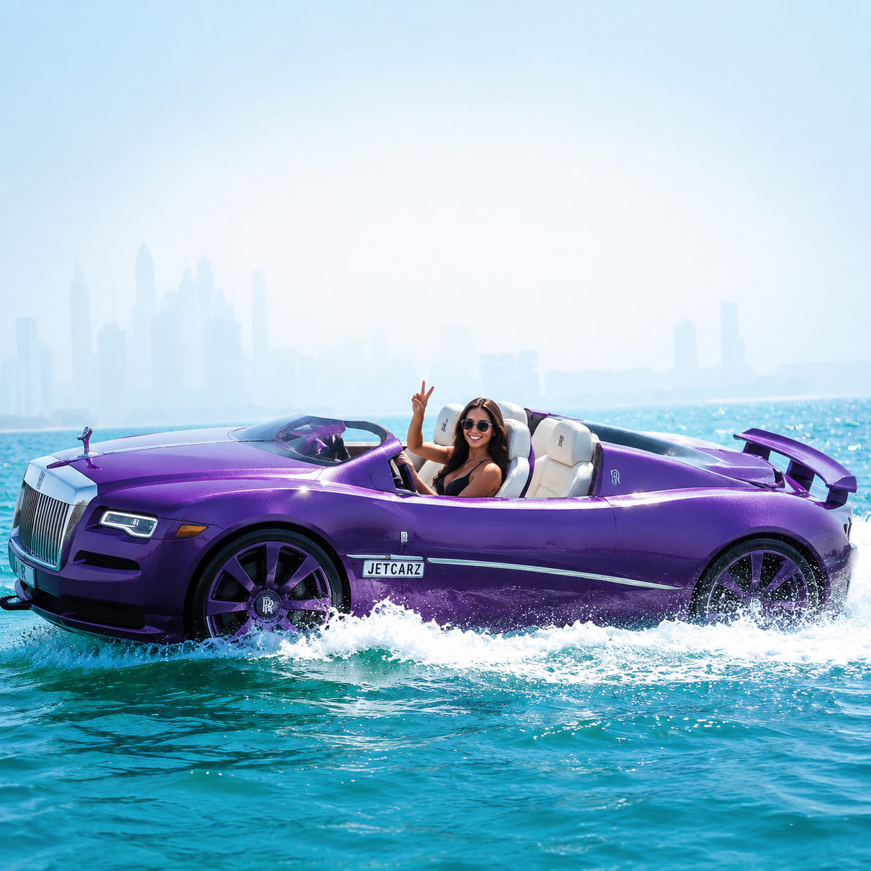 Custom livery jet car